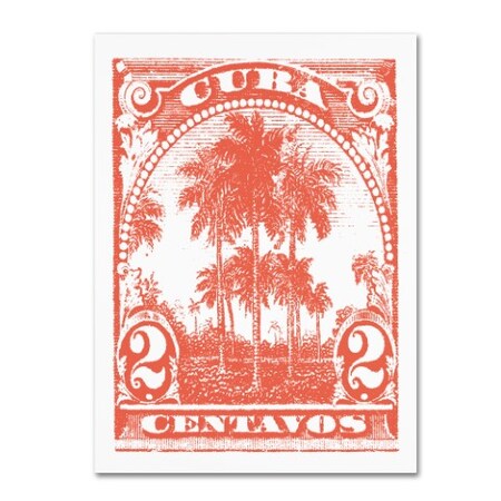 Trademark Fine Art Wild Apple Portfolio 'Cuba Stamp IX Bright' Canvas Art, 18x24 WAP01966-C1824GG